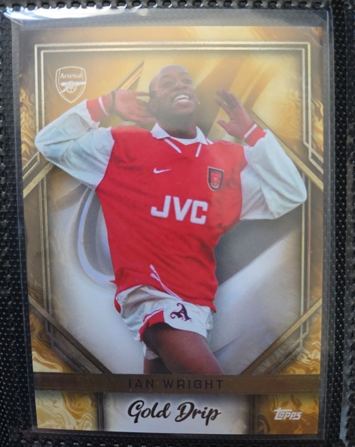 2024 Topps Gold Drip Ian Wright — front