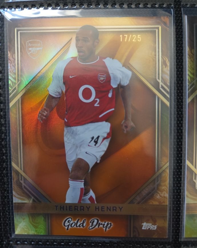 2024 Topps Gold Drip #Thierry Henry — front
