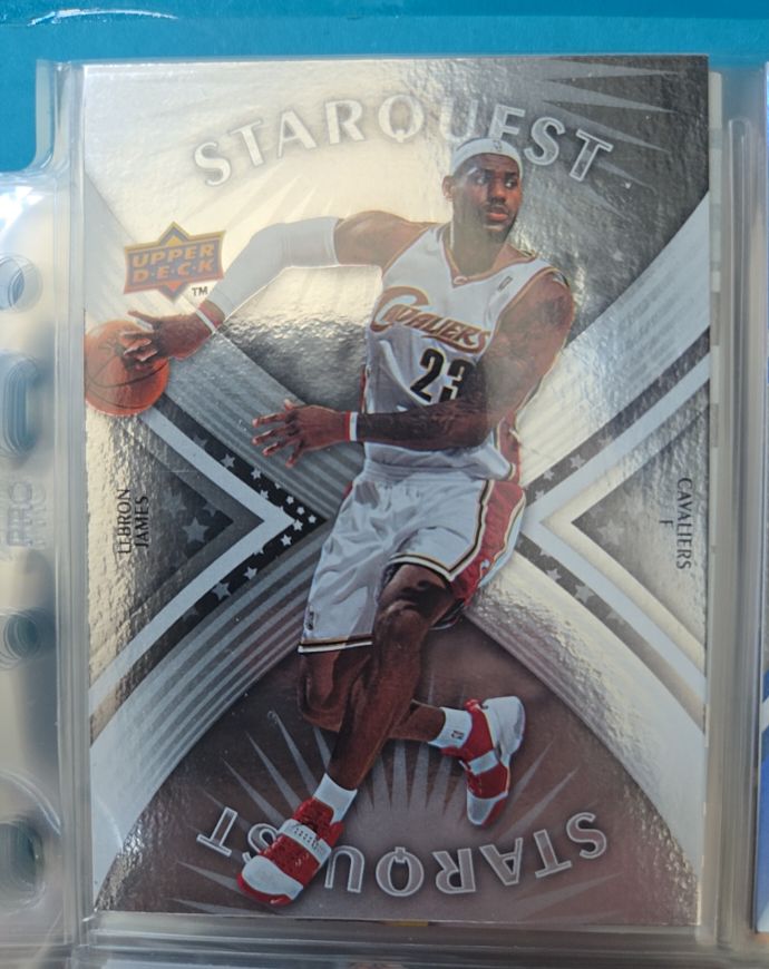 2008-09 Upper Deck Starquest #SQ-17 LeBron James — front