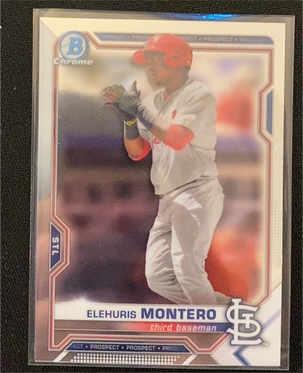 2021 Bowman Chrome Prospects #BCP-116 Elehuris Montero — front
