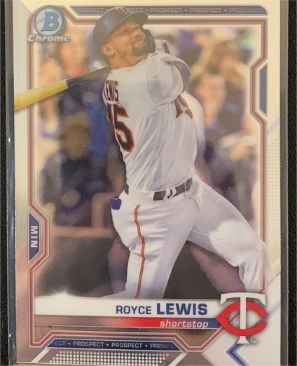 2021 Bowman Chrome Prospects #BCP-63 Royce Lewis — front