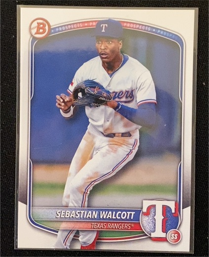 2025 Bowman #BP-133 Sebastian Walcott — front