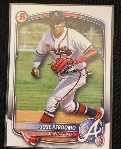 2025 Bowman Prospects #BP-106 Jose Perdomo — front