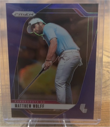 2025 Panini Prizm LIV Golf #36 Matthew Wolff — front