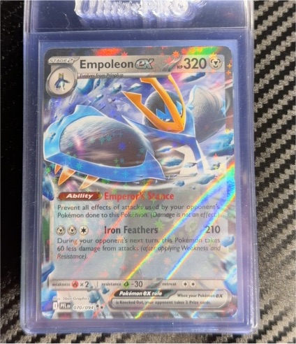Pokémon Empoleon ex 070/094 — front