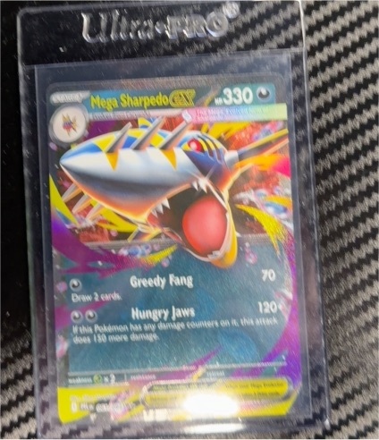 2025 Pokémon TCG Phantasmal Flames #61 Mega Sharpedo ex — front