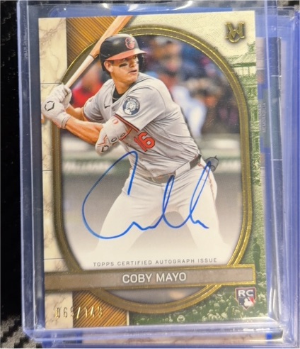 2025 Topps Museum Collection Archival Autographs #AA-CM Coby Mayo — front