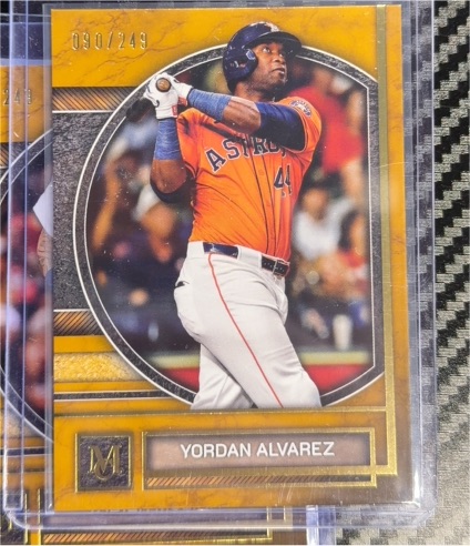 2025 Topps Museum Collection #78 Yordan Alvarez — front