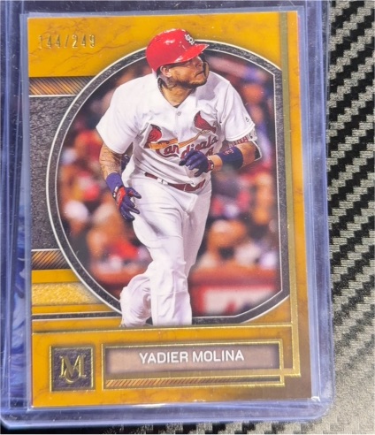 2025 Topps Museum Collection #46 Yadier Molina — front