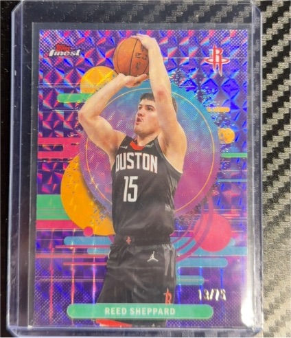 2025-26 Topps Finest #174 Reed Sheppard — front