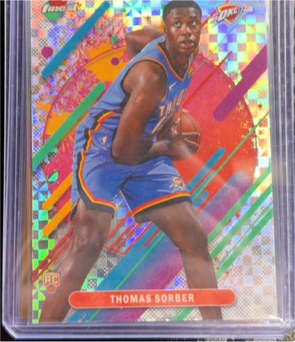 2025-26 Topps Finest #215 Thomas Sorber — front
