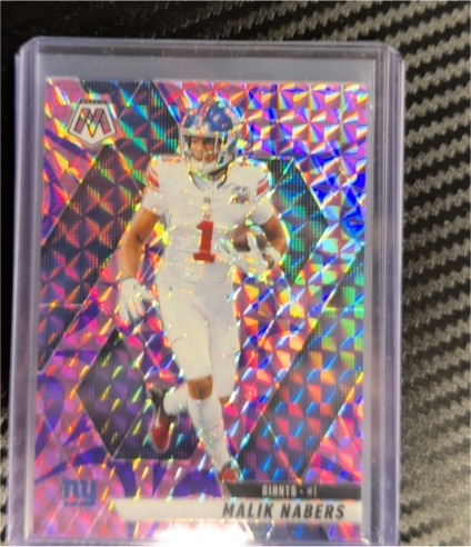 2025 Panini Mosaic #100 Malik Nabers — front