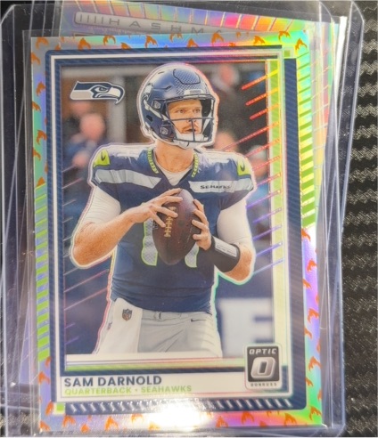 2025 Panini Donruss Optic #186 Sam Darnold — front