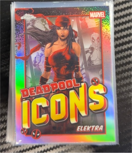 2025 Topps Chrome Deadpool Icons #DI-7 Elektra — front