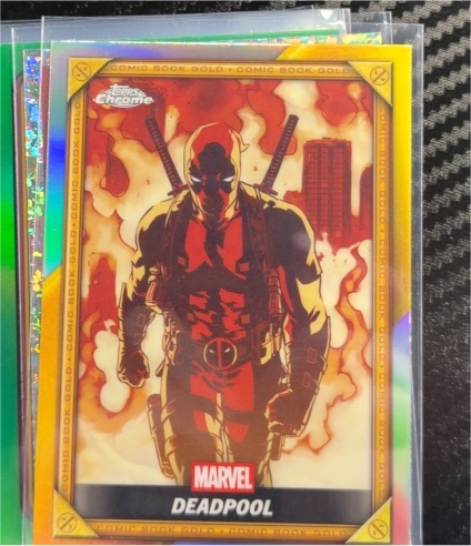 2025 Topps Chrome Deadpool Comic Book Gold #CB-2 Deadpool — front