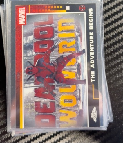 2025 Topps Chrome #47 Deadpool The Adventure Begins — front