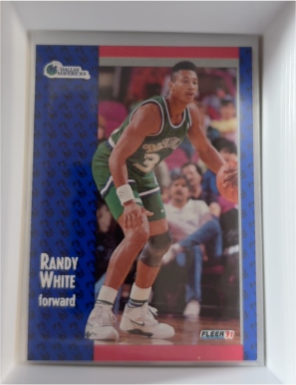 1991-92 Fleer #47 Randy White — front