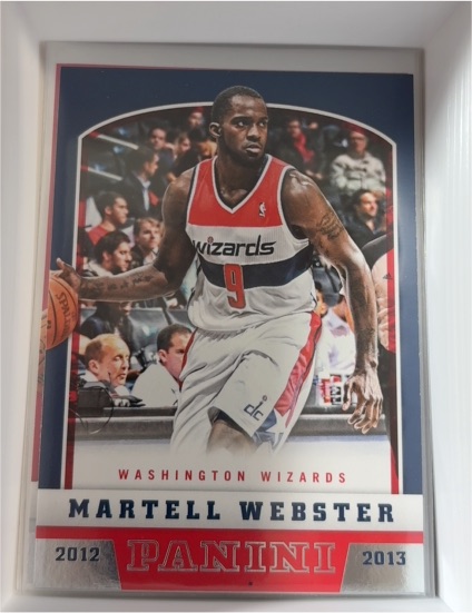 2012-13 Panini #116 Martell Webster — front