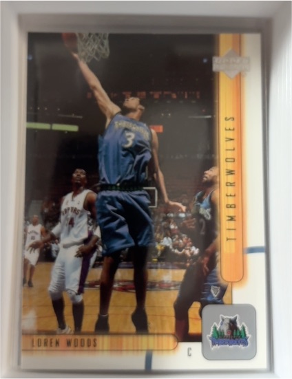 2001-02 Upper Deck #327 Loren Woods — front
