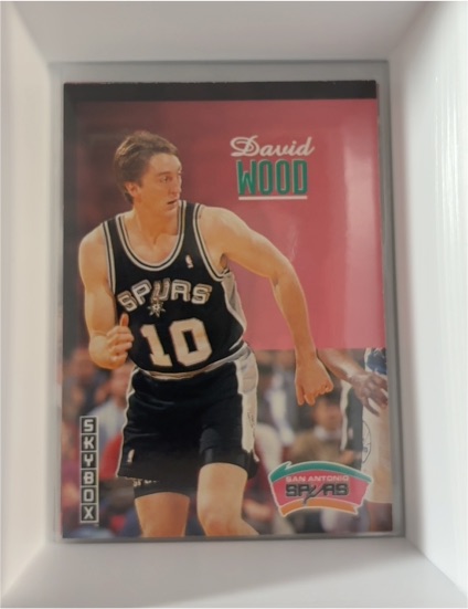 1992-93 Skybox #346 David Wood — front