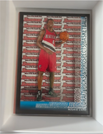 2005-06 Bowman Draft Picks & Prospects Basketball #133 Martell Webster — front