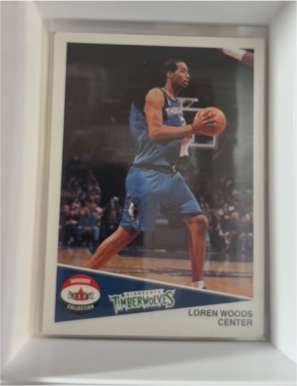 2001-02 Fleer Shoebox #166 Loren Woods — front