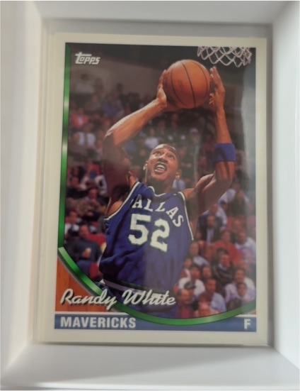 1993-94 Topps #225 Randy White Dallas Mavericks — front