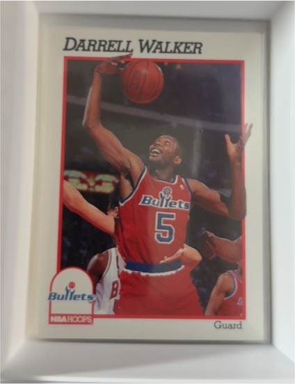 1991 NBA Hoops #219 Darrell Walker Washington Bullets — front