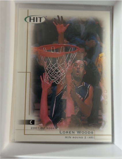 2001-02 SAGE Hit #6 Loren Woods — front