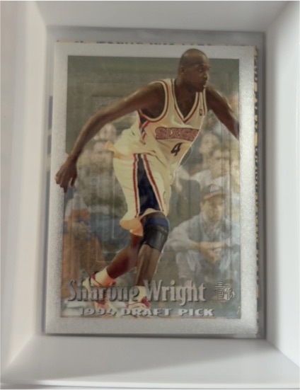 1994-95 Topps Embossed #106 Sharone Wright — front