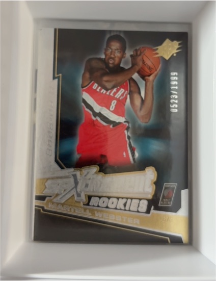 2005-06 SPx Spxcitement Rookies #XCR12 Martell Webster — front
