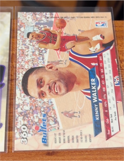 1993 SkyBox Premium #360 Kenny Walker — front