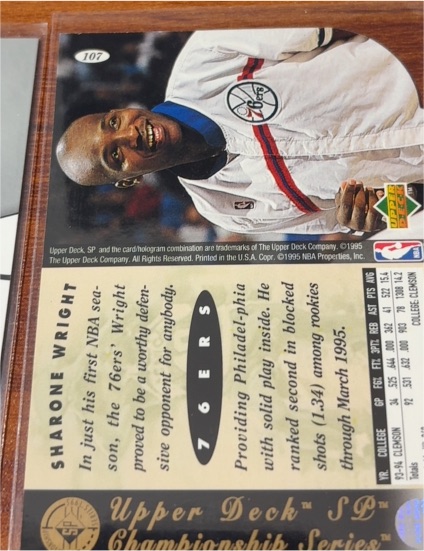 1994-95 Upper Deck SP #107 Sharone Wright — front