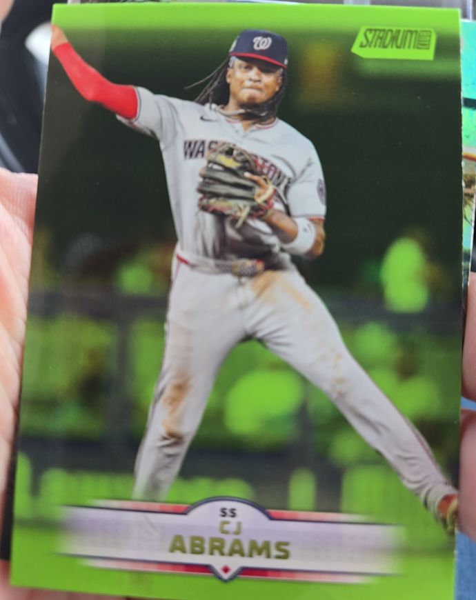 2025 Topps Stadium Club #188 CJ Abrams — front