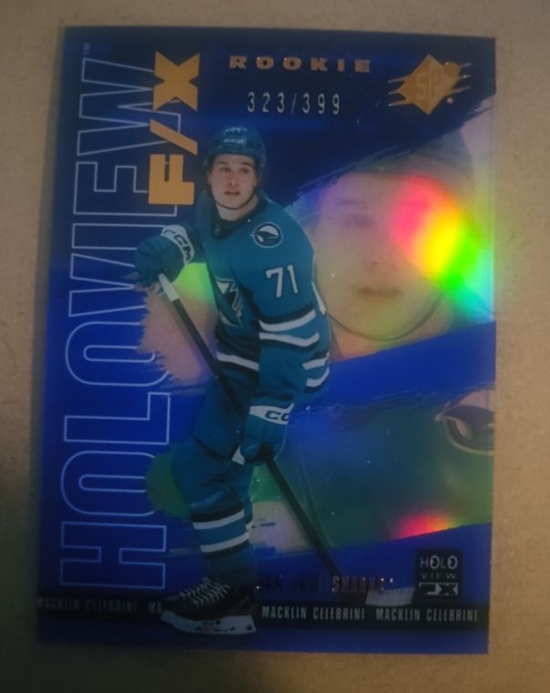 2024-25 Upper Deck SPx Holoview F/X Rookies #HV-48 Macklin Celebrini — front