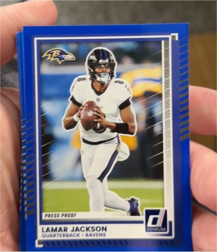 2025 Panini Donruss #102 Lamar Jackson — front