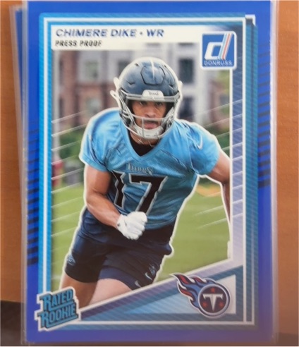 2025 Panini Donruss #387 Chimere Dike — front