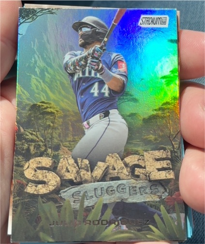 2025 Topps Stadium Club #SS-1 Julio Rodriguez Savage Sluggers — front