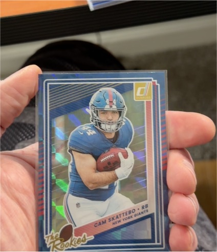 2025 Panini Donruss The Rookies #19 Cam Skattebo — front