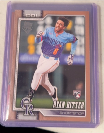 2026 Topps #18 Ryan Ritter — front