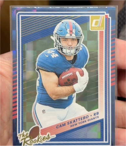 2025 Donruss The Rookies #19 Cam Skattebo — front