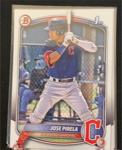 2025 Bowman Prospects 1st #BP-111 Jose Pirela — front