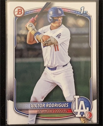 2025 Bowman Prospects #BP-45 Victor Rodrigues — front