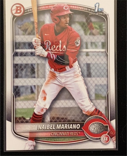2025 Bowman Prospects #BP-99 Naibel Mariano — front