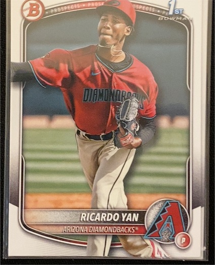 2025 Bowman Prospects #BP-31 Ricardo Yan — front