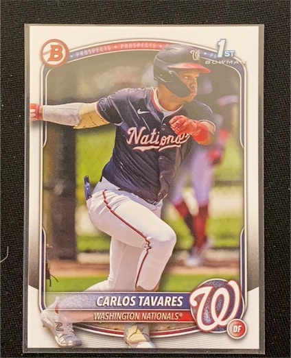 2025 Bowman #BP-28 Carlos Tavares — front