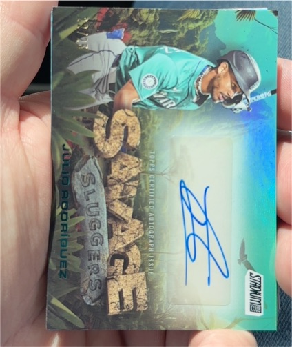 2025 Topps Stadium Club #SS-JR Julio Rodriguez Savage Sluggers — front