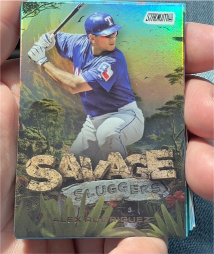2025 Topps Stadium Club #SS-9 Alex Rodriguez Savage Sluggers — front