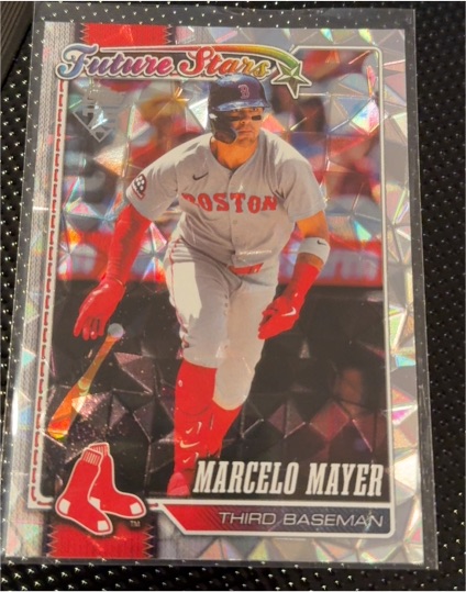 2026 Topps Series 1 #269 Marcelo Mayer Future Stars Diamante Foil Boston Red Sox — front