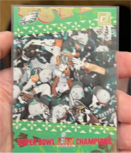 2025 Donruss Super Bowl Champions Philadelphia Eagles #1 — front